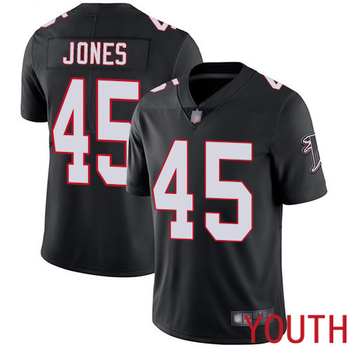 Atlanta Falcons Limited Black Youth Deion Jones Alternate Jersey NFL Football #45 Vapor Untouchable